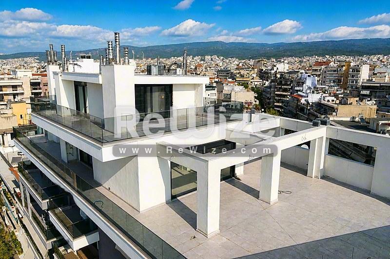 Μεζονέτα 198 τ.μ. στη Θεσσαλονίκη, αεροφωτογραφία