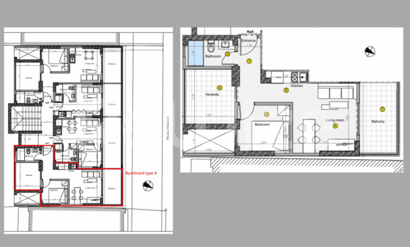 Photo 6,,ΠΏΛΗΣΗ,Κατοικία,Διαμέρισμα,47τ.μ,€135,000,Περαία