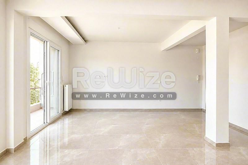 Apartment 110 m² in Kalamaria, living room