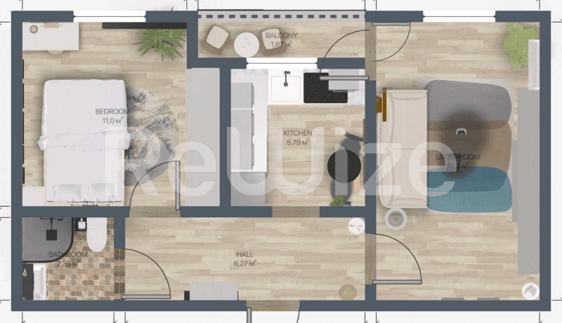 Photo 7,Outside,SALE,Residency,Apartment,47sqm,€135,000,Neos Kosmos