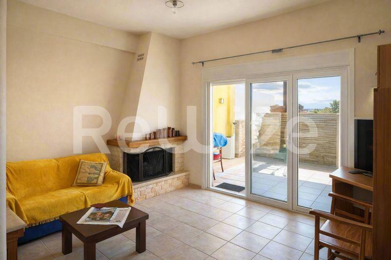 Apartment 60 m² in Kassandra, living room