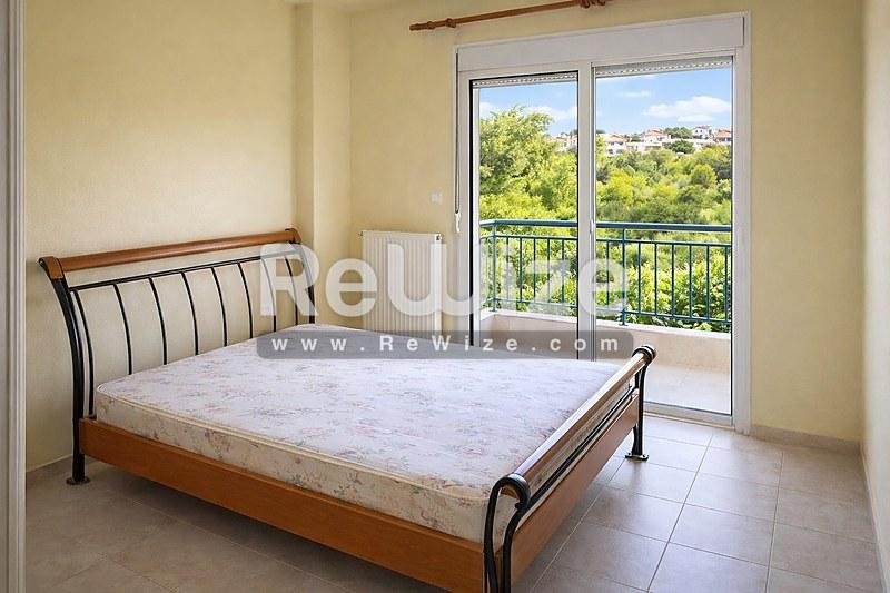 Apartment 50 m² in Kassandra, bedroom