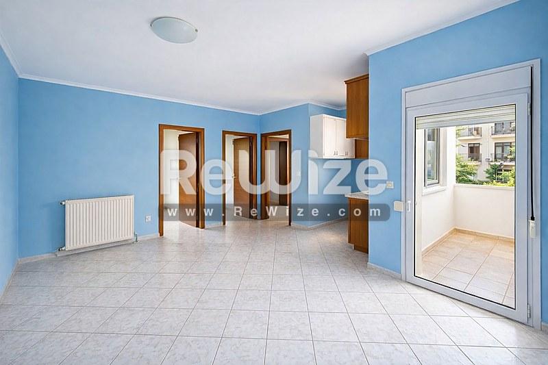 Apartment 50 m² in Kassandra, living room