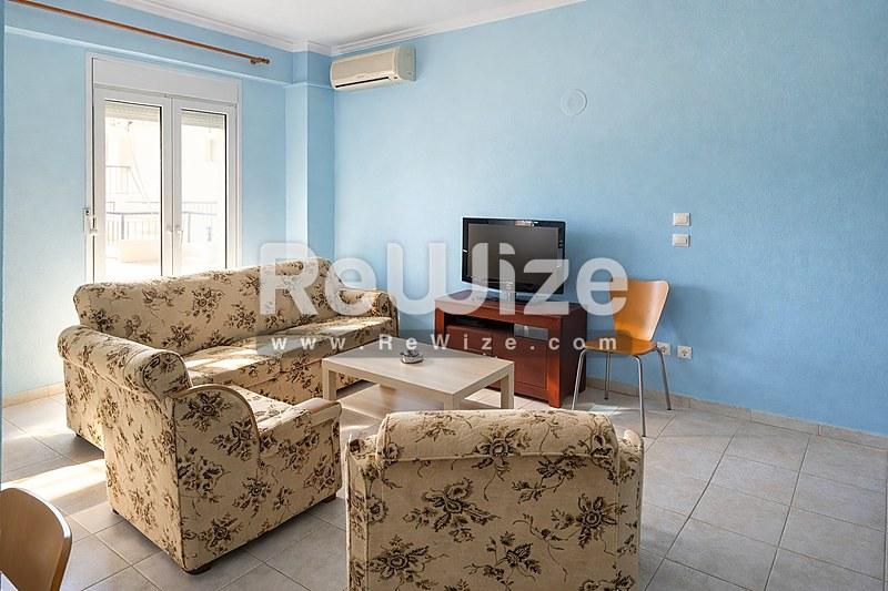 Apartment 50 m² in Kassandra, living room