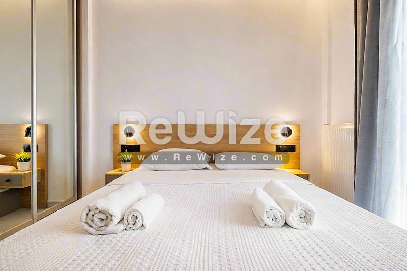 Apartment 55 m² in Thessaloniki, bedroom