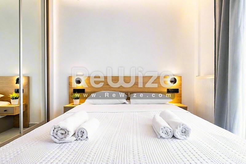 Apartment 55 m² in Thessaloniki, bedroom