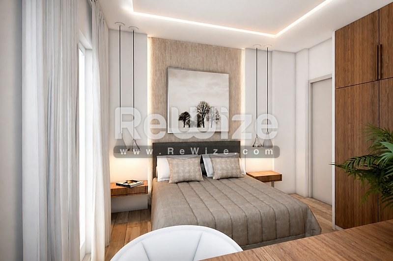 Apartment 50 m² in Thessaloniki, master bedroom