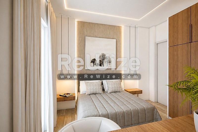 Apartment 50 m² in Thessaloniki, master bedroom