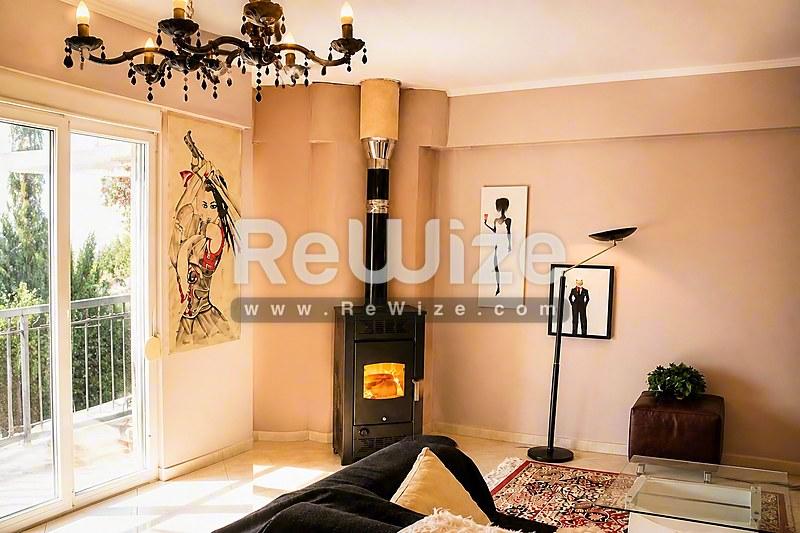 Apartment 120 m² in Thermaikos, living room
