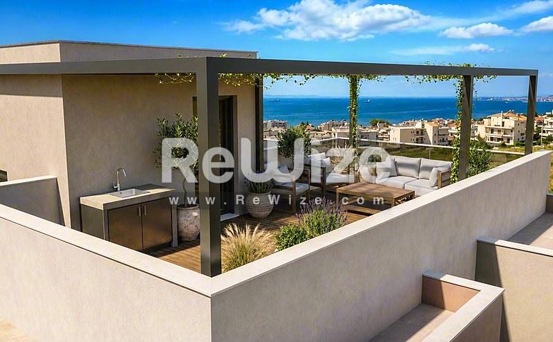 Apartment 48 m² in Thermaikos, terrace