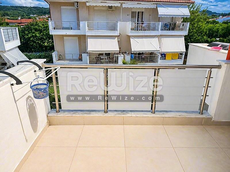 Apartment 43 m² in Sithonia, balcony