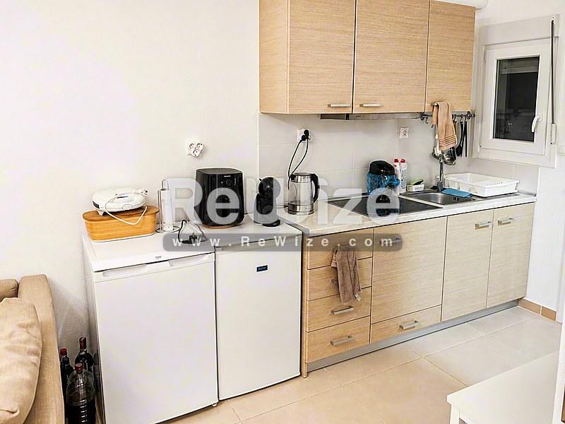Apartment 43 m² in Sithonia, kitchen
