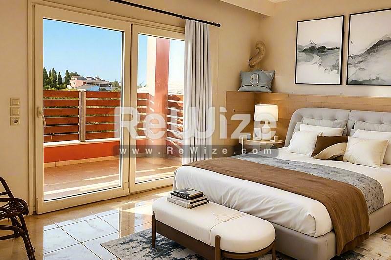 Building 348 m² in South Corfu, master bedroom