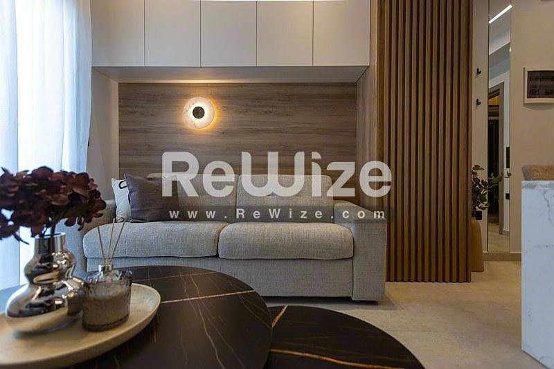 Studio 25 m² in Thessaloniki, living room