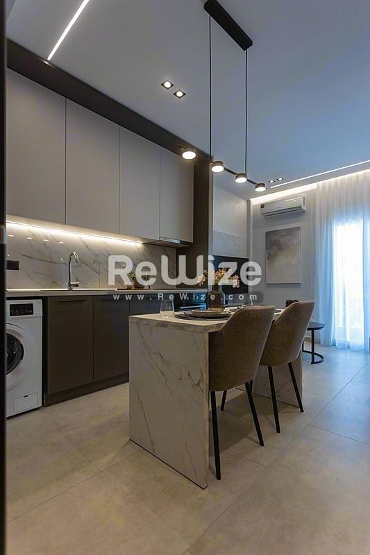 Studio 25 m² in Thessaloniki, open-plan living area