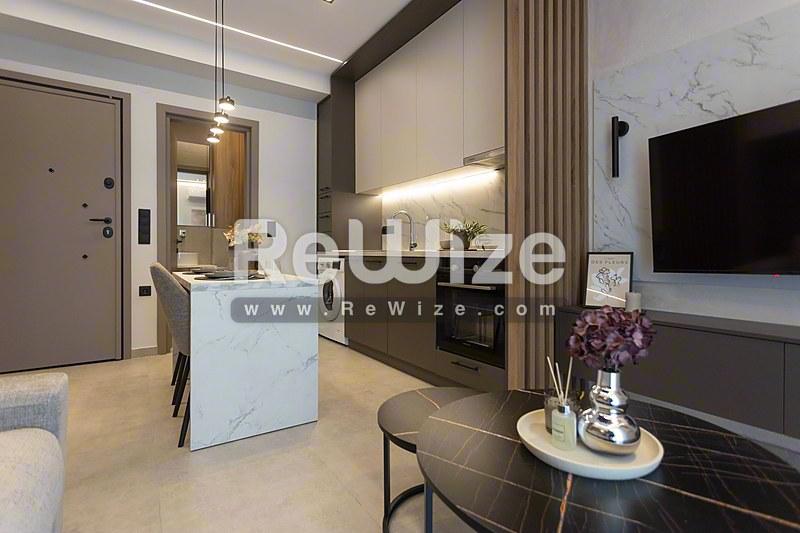 Studio 25 m² in Thessaloniki, open-plan living area