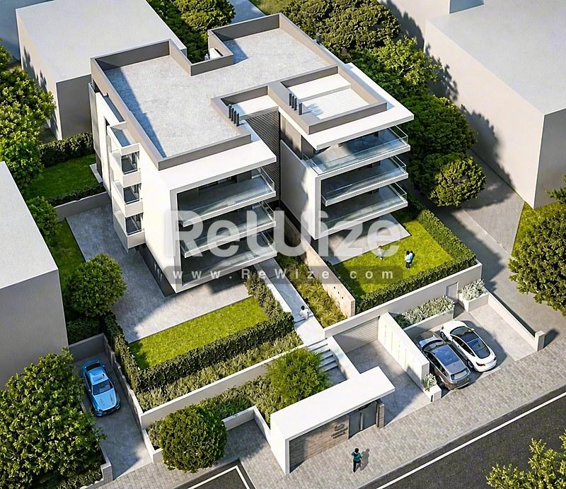 Apartment 145 m² in Pylaia-Chortiatis, aerial view