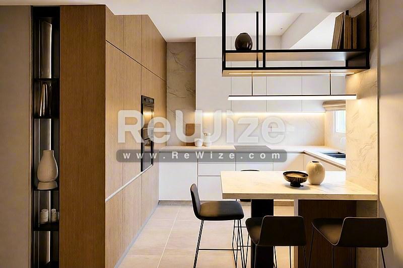 Apartment 122 m² in Pylaia-Chortiatis, kitchen