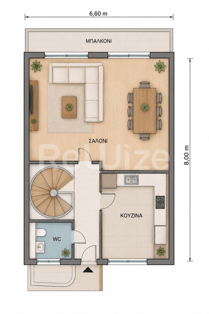 Photo 2,Kitchen,SALE,Residency,Maisonette,112sqm,€320,000,Panorama