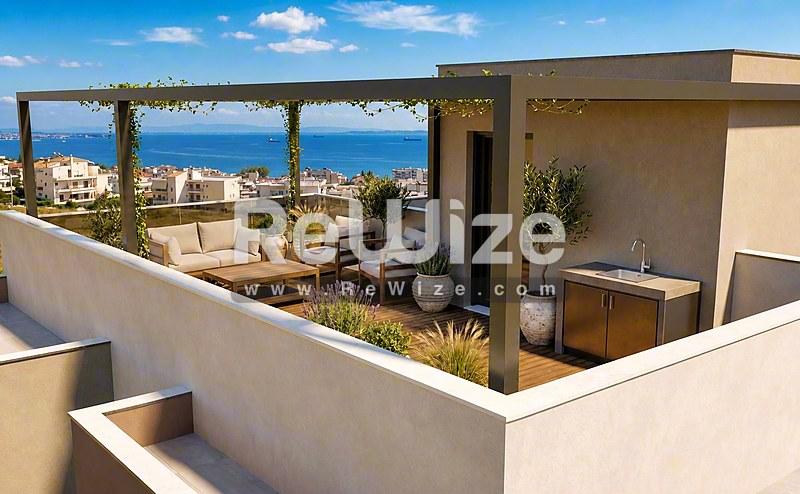 Apartment 55 m² in Thermaikos, terrace