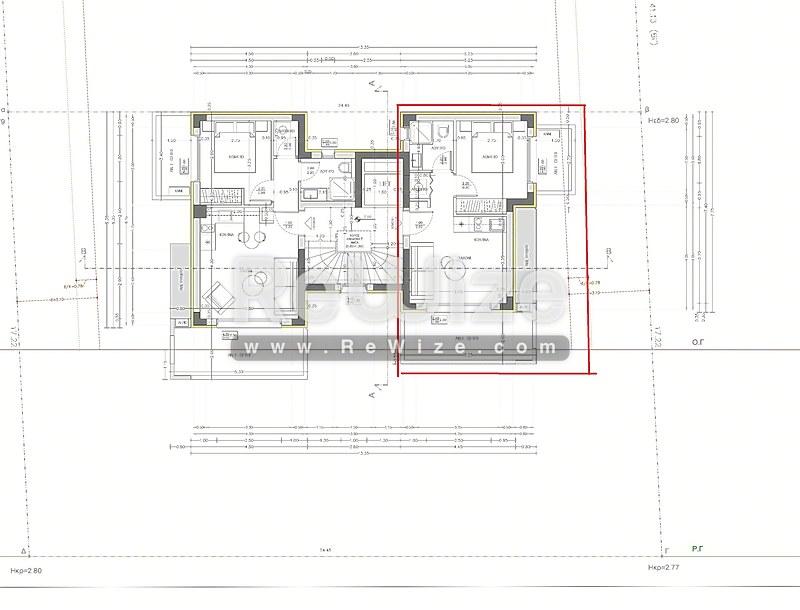 Apartment 52 m² in Thermaikos, floor plan