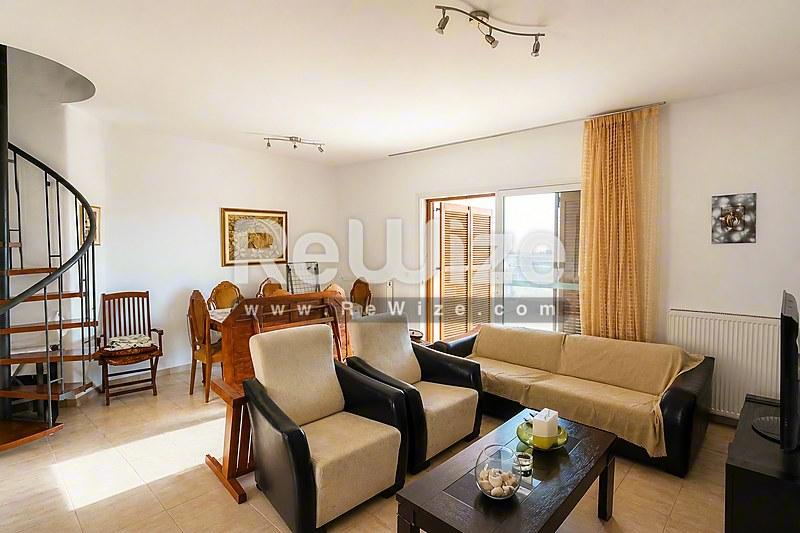 Maisonette 118 m² in Kassandra, living room
