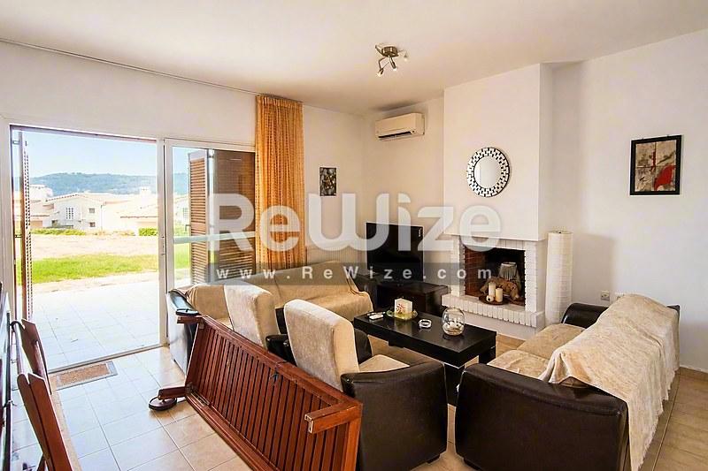 Maisonette 118 m² in Kassandra, living room