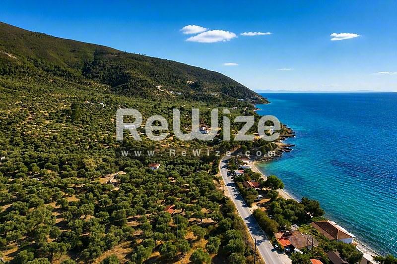 Αγροτεμάχιο 2050 τ.μ. στη Θάσο, αεροφωτογραφία