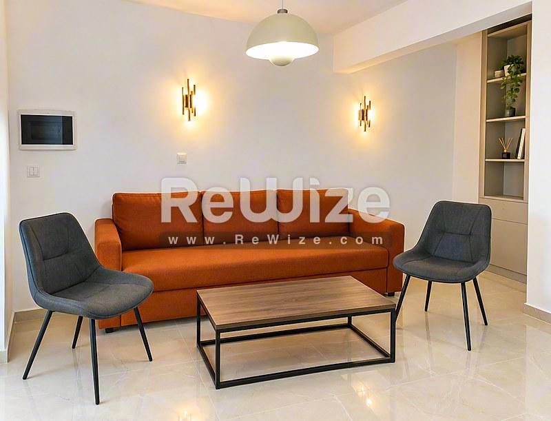Studio 45 m² in Thessaloniki, living room