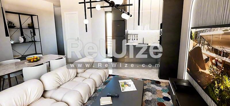 Apartment 69 m² in Thermi, open-plan living area