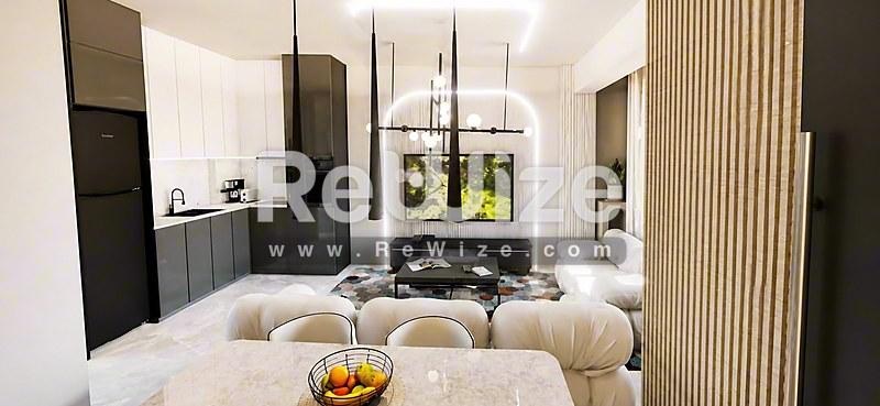 Apartment 69 m² in Thermi, open-plan living area