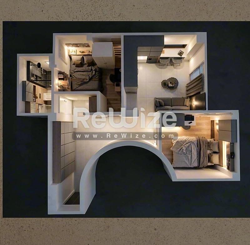 Apartment 45 m² in Thessaloniki, floor plan