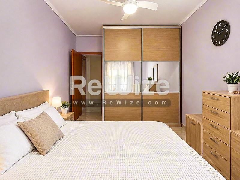 Apartment 73 m² in Thessaloniki, bedroom